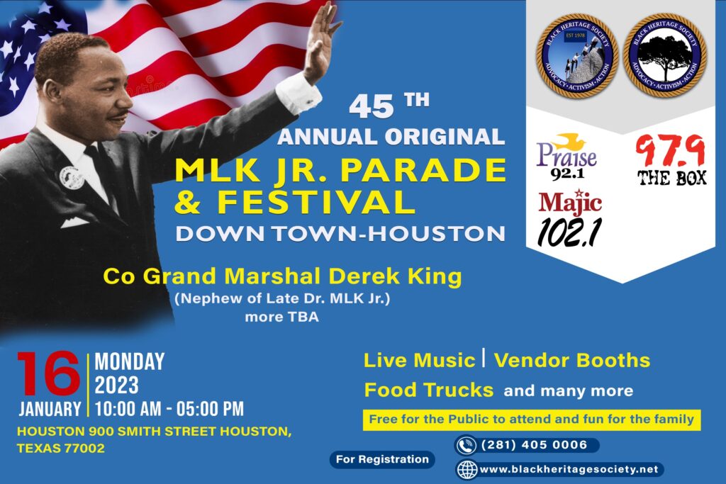 BHS Annual 45th MLK Parade and Festival - Houston Peace & Justice Center