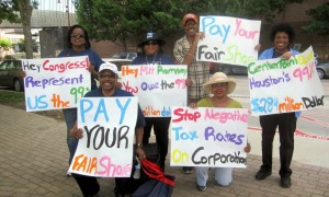 Economic Justice protest