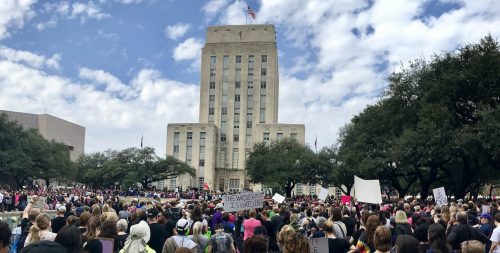 Protest at Houston City Hall